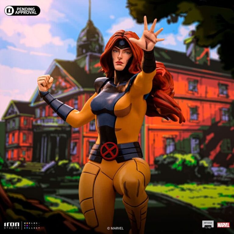 02. Iron Studios Marvel X Men '97 Jean Grey Figura, 20cm
