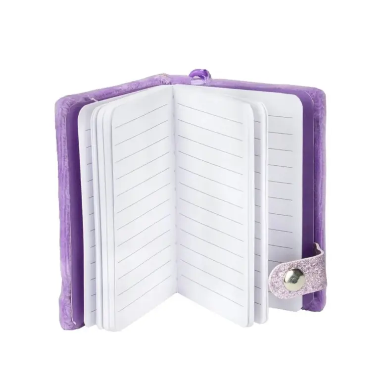 02. Lilo & Stitch 'Purple' Mini Plush Notebook