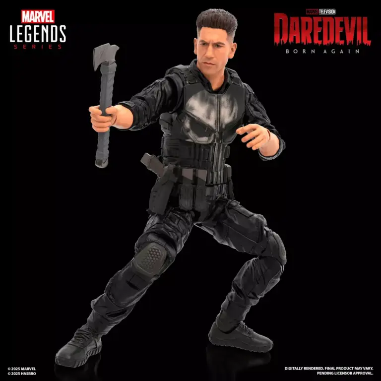 02. Marvel Legends Series Daredevil Punisher Figura, 15cm