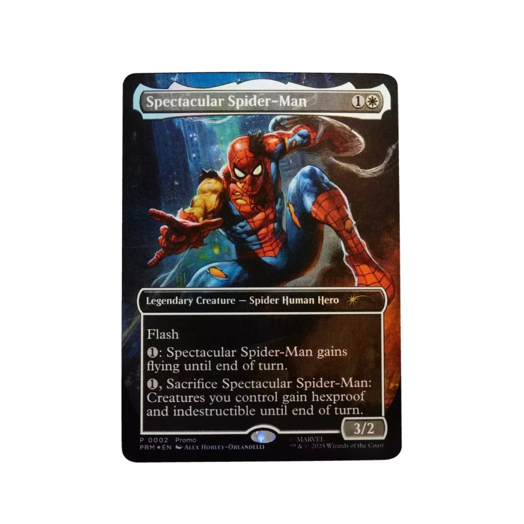 02. Marvel Legends Series MTG Battle Damaged Spider Man Figura, 15cm