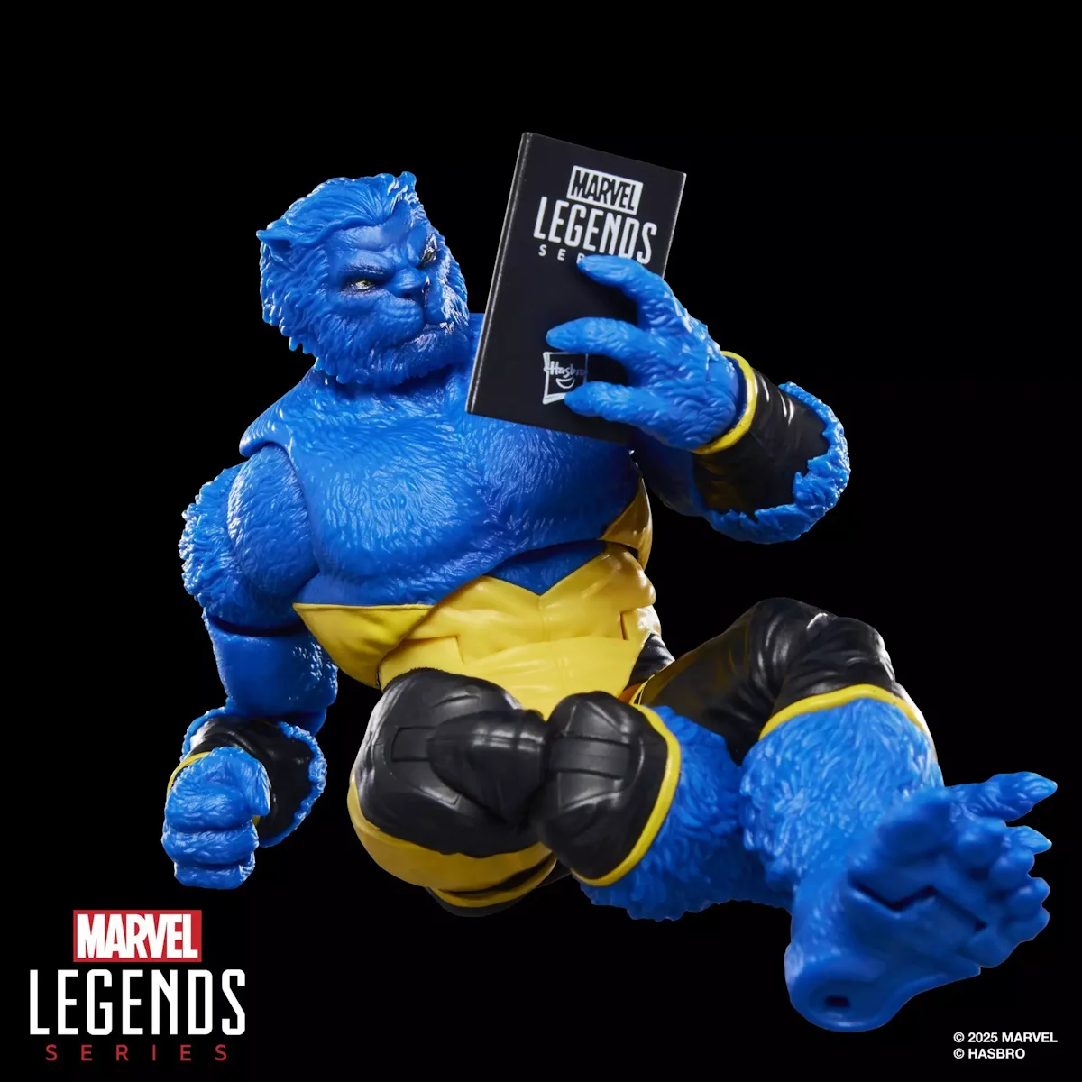 02. Marvel Legends Series X Men Marvel's Beast Figura, 15cm