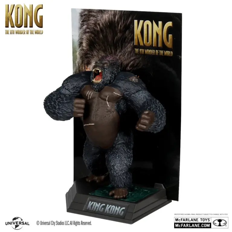 02. McFarlane Movie Maniacs King Kong (2005) Figura, 17cm