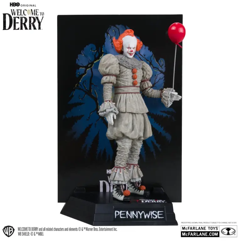 02. McFarlane Movie Maniacs Pennywise (Welcome To Derry) Figura, 16cm