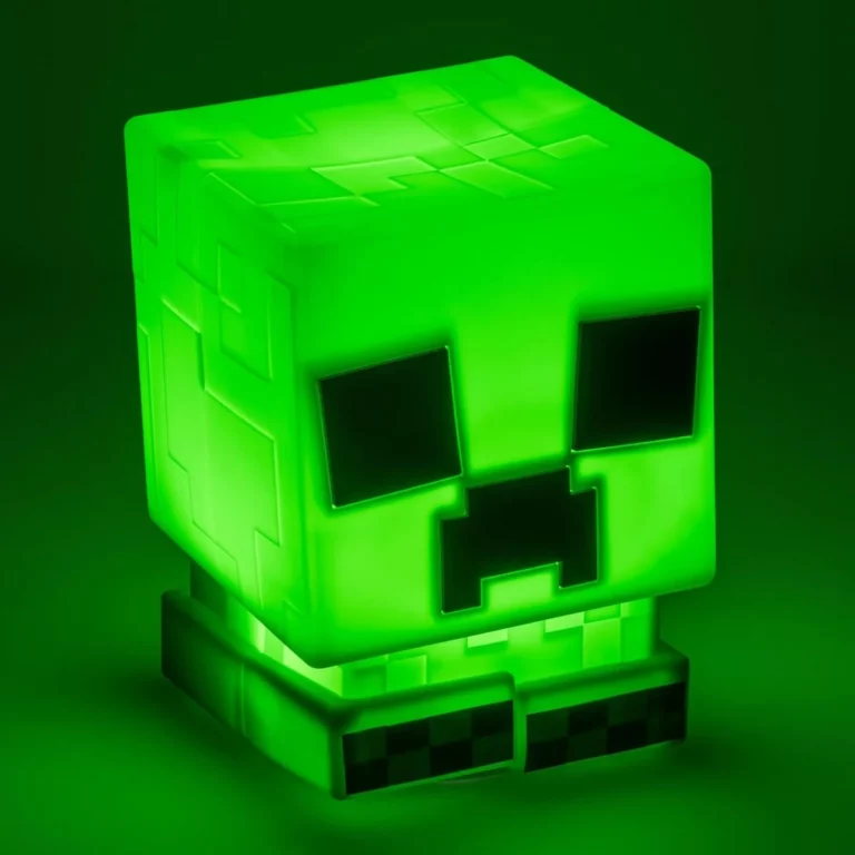 02. Paladone Minecraft Creeper SquishyGlo Silicone Light