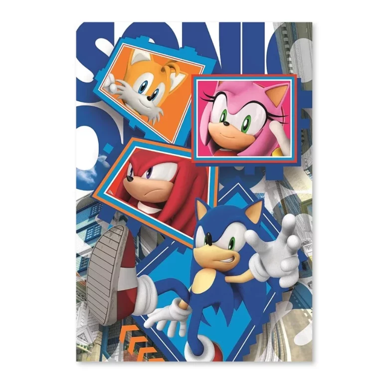 02. Sonic The Hedgehog Puzzle Team, 104pcs