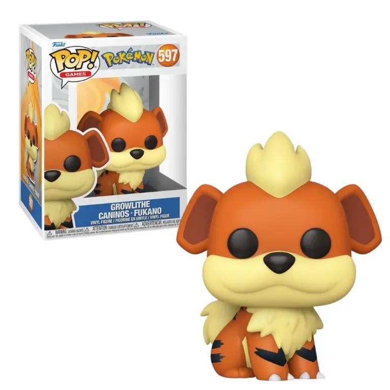 03. Funko Pop! Games Pokémon Growlithe #597