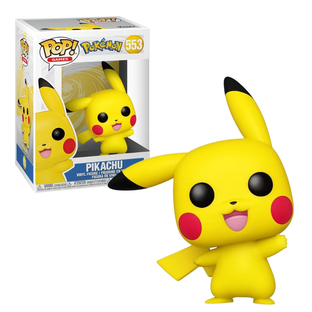 03. Funko Pop! Games Pokémon Pikachu (Waving) #553