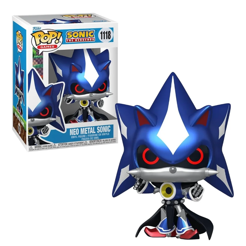 03. Funko Pop! Games Sonic The Hedgehog Neo Metal Sonic #1118