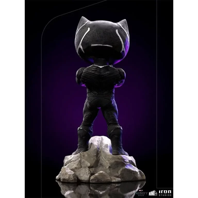 03. Iron Studios MiniCo The Infinity Saga Black Panther Figura, 15cm
