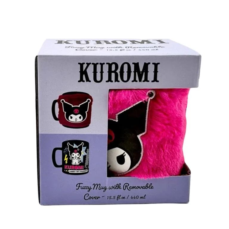 03. Kuromi (Cheeky Punky) Fuzzy Mug, 440 Ml