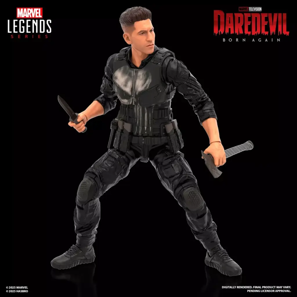 03. Marvel Legends Series Daredevil Punisher Figura, 15cm
