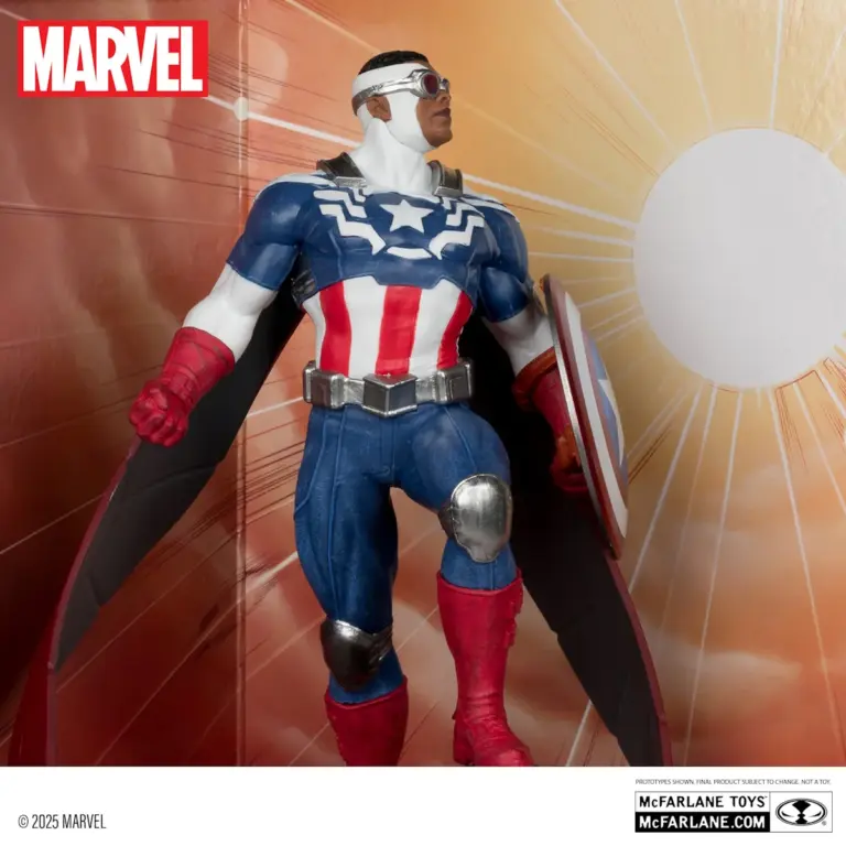 03. McFarlane Marvel Captain America (All New Captain America #1) Figura, 17cm