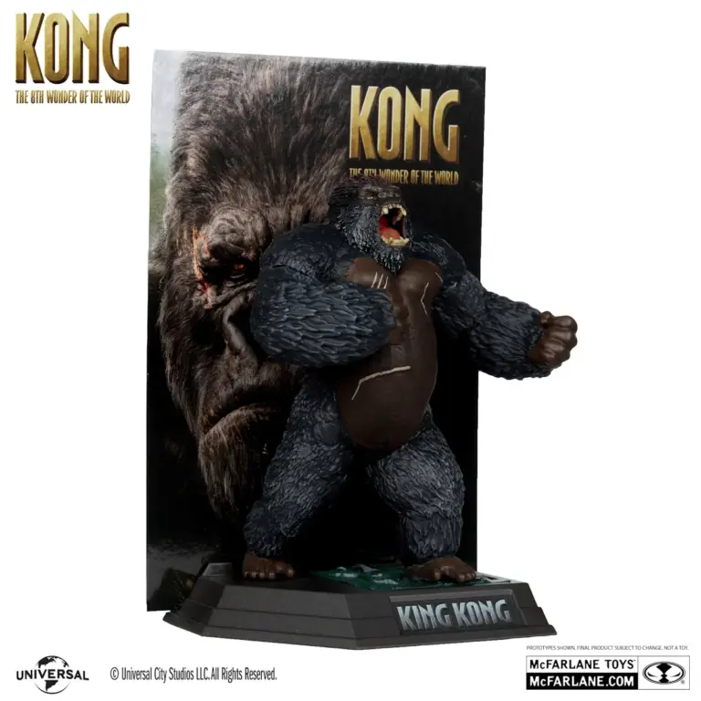 03. McFarlane Movie Maniacs King Kong (2005) Figura, 17cm