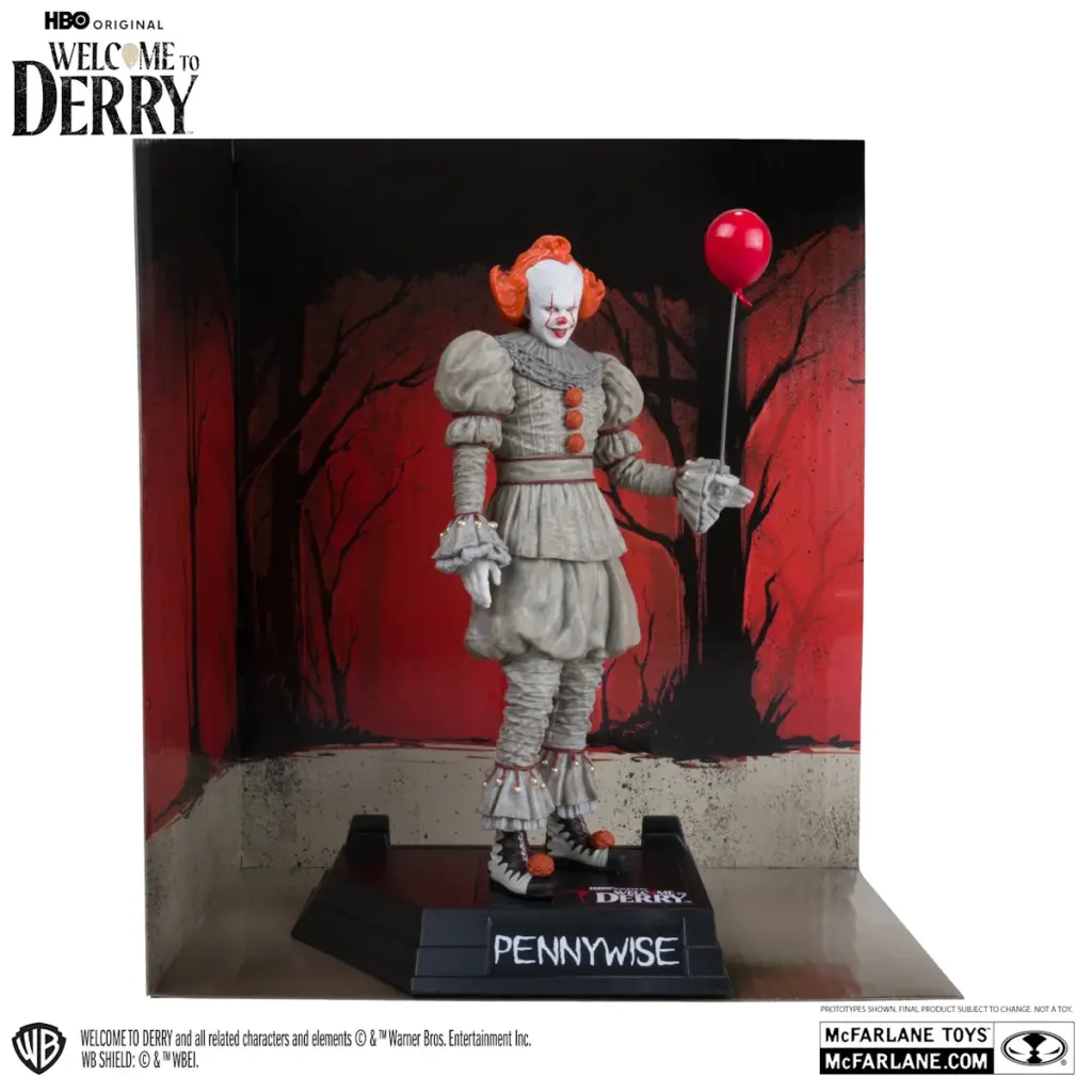 03. McFarlane Movie Maniacs Pennywise (Welcome To Derry) Figura, 16cm
