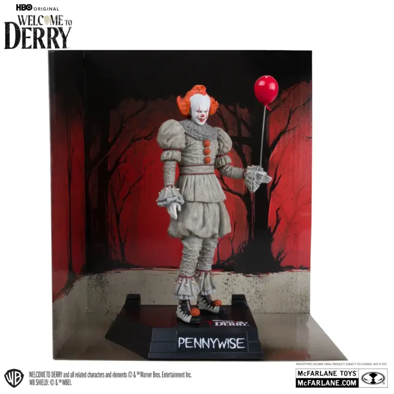 03. McFarlane Movie Maniacs Pennywise (Welcome To Derry) Figura, 16cm