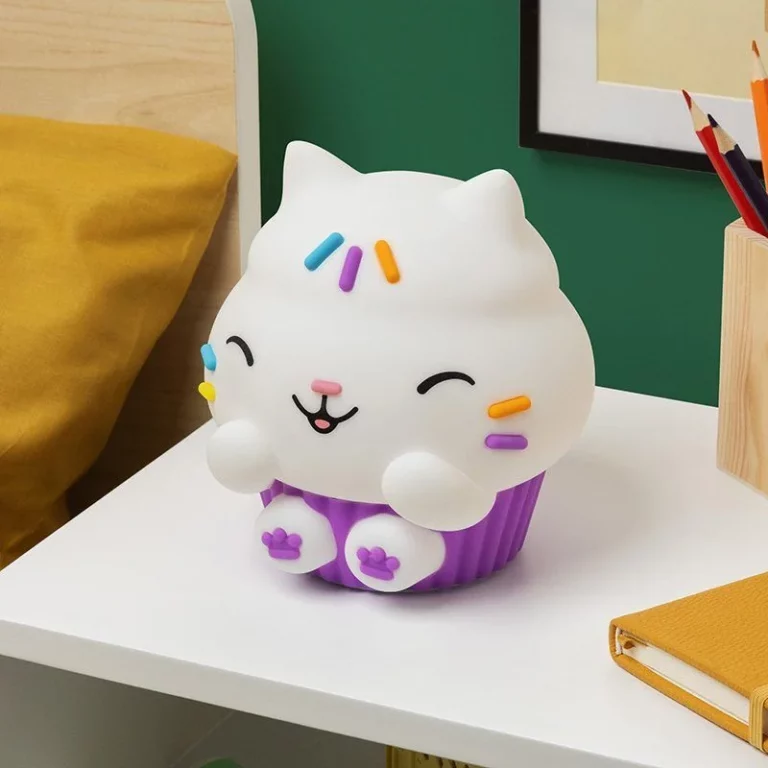 03. Paladone Gabby's Dollhouse Cakey Cat SquishyGlo Silicone Light