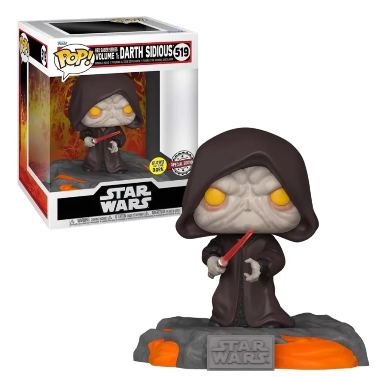 04. Funko Pop! Deluxe Star Wars Darth Sidious (GITD) #519