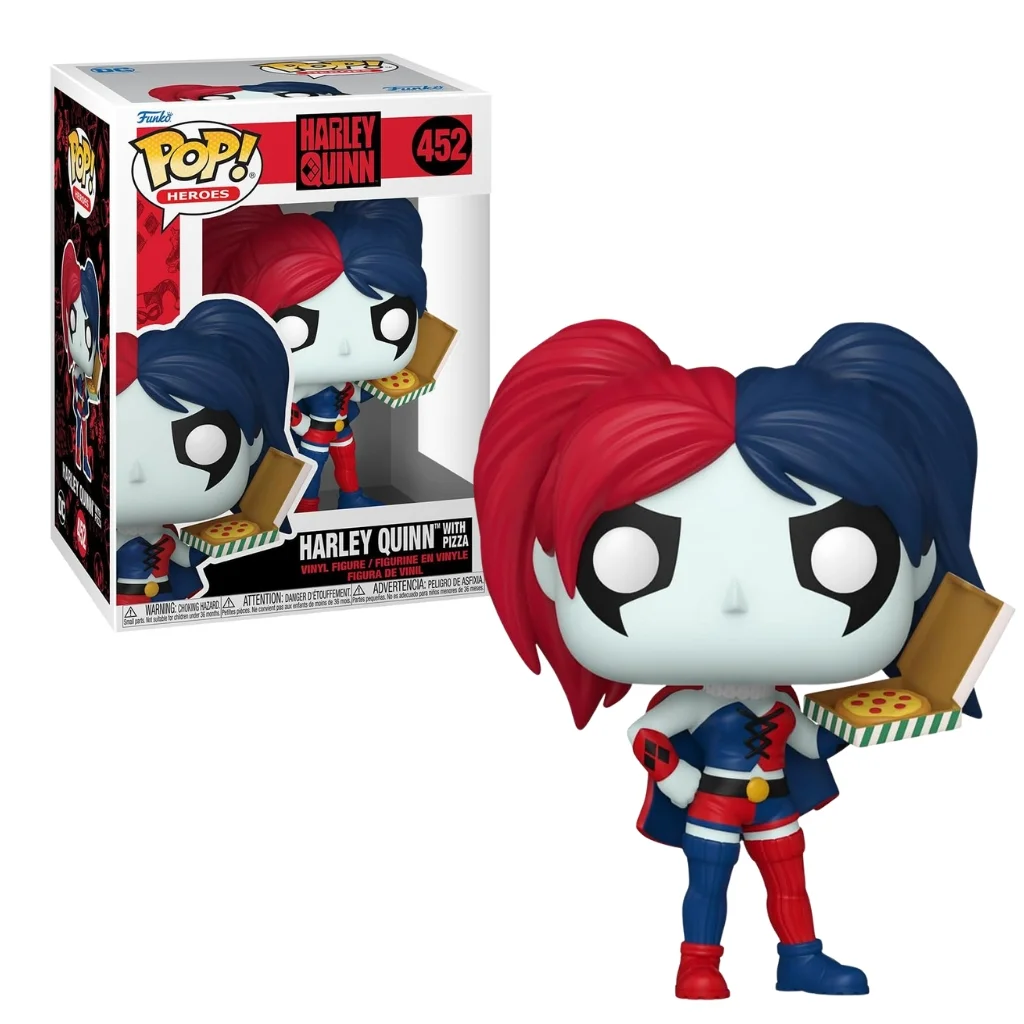 04. Funko Pop! Heroes DC Comics Harley Quinn With Pizza #452