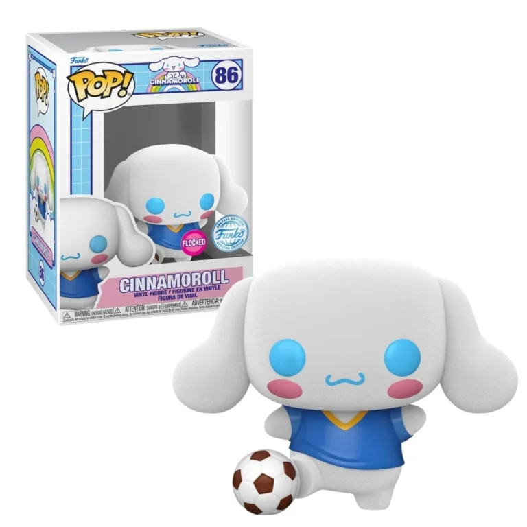 04. Funko Pop! Sanrio Hello Kitty Cinnamoroll With Soccer Ball (Flocked) #86