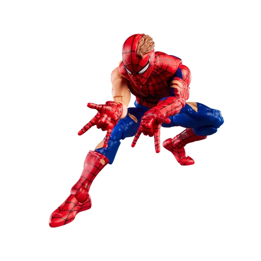 04. Marvel Legends Series MTG Battle Damaged Spider Man Figura, 15cm