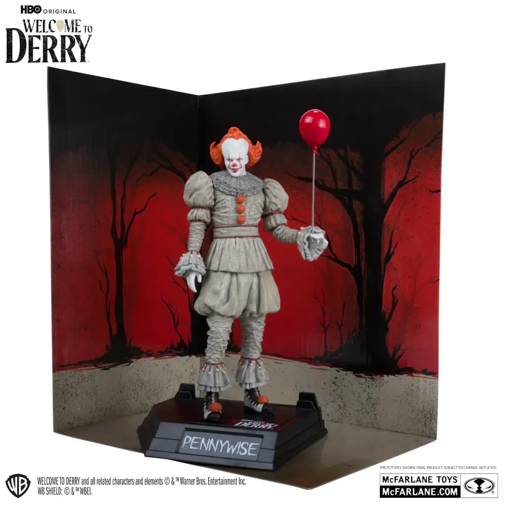 04. McFarlane Movie Maniacs Pennywise (Welcome To Derry) Figura, 16cm