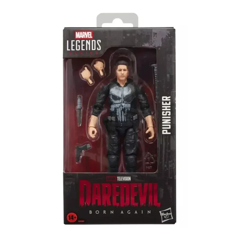 05. Marvel Legends Series Daredevil Punisher Figura, 15cm