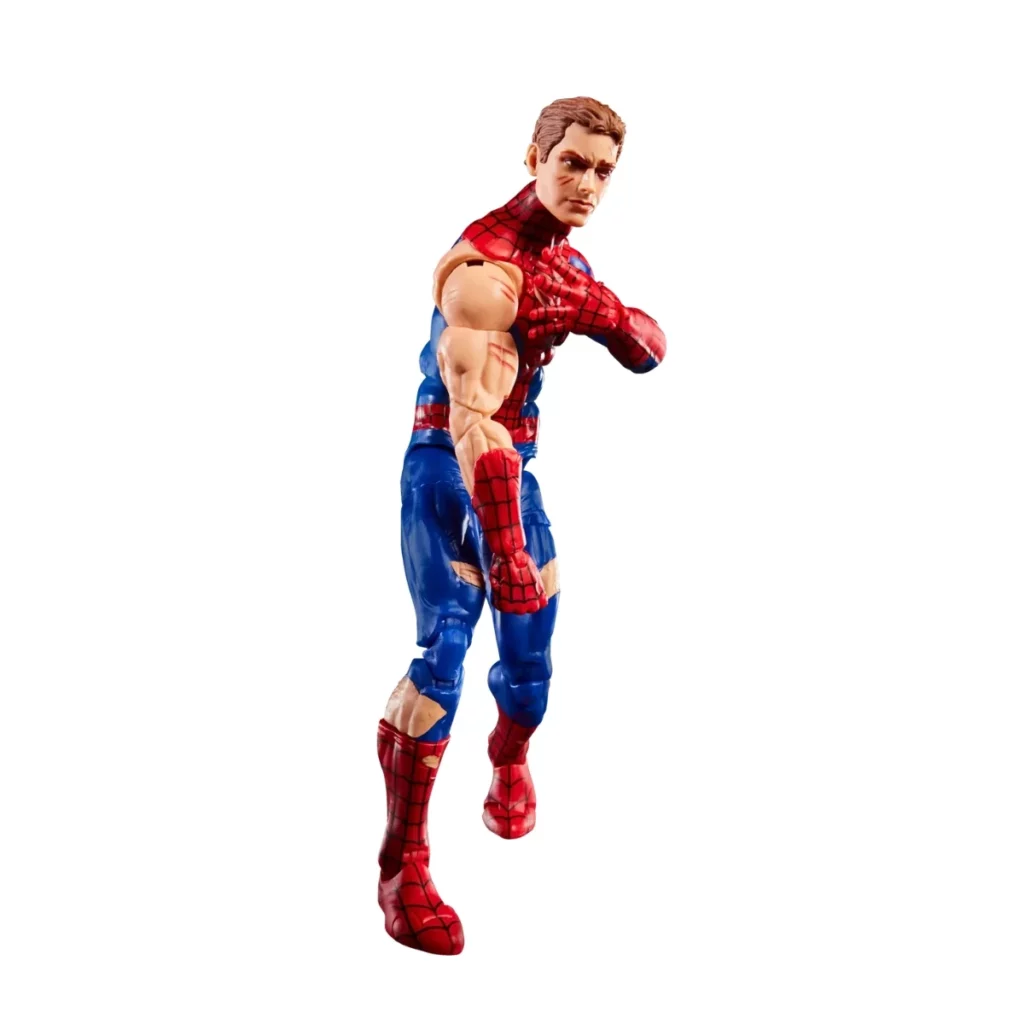 05. Marvel Legends Series MTG Battle Damaged Spider Man Figura, 15cm