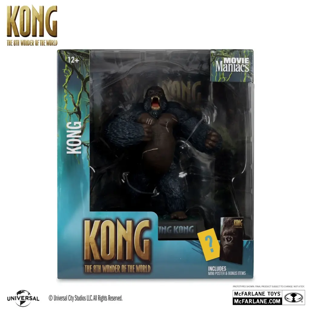 05. McFarlane Movie Maniacs King Kong (2005) Figura, 17cm