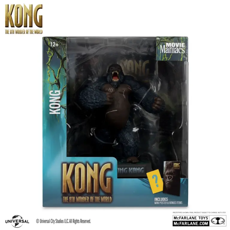 05. McFarlane Movie Maniacs King Kong (2005) Figura, 17cm