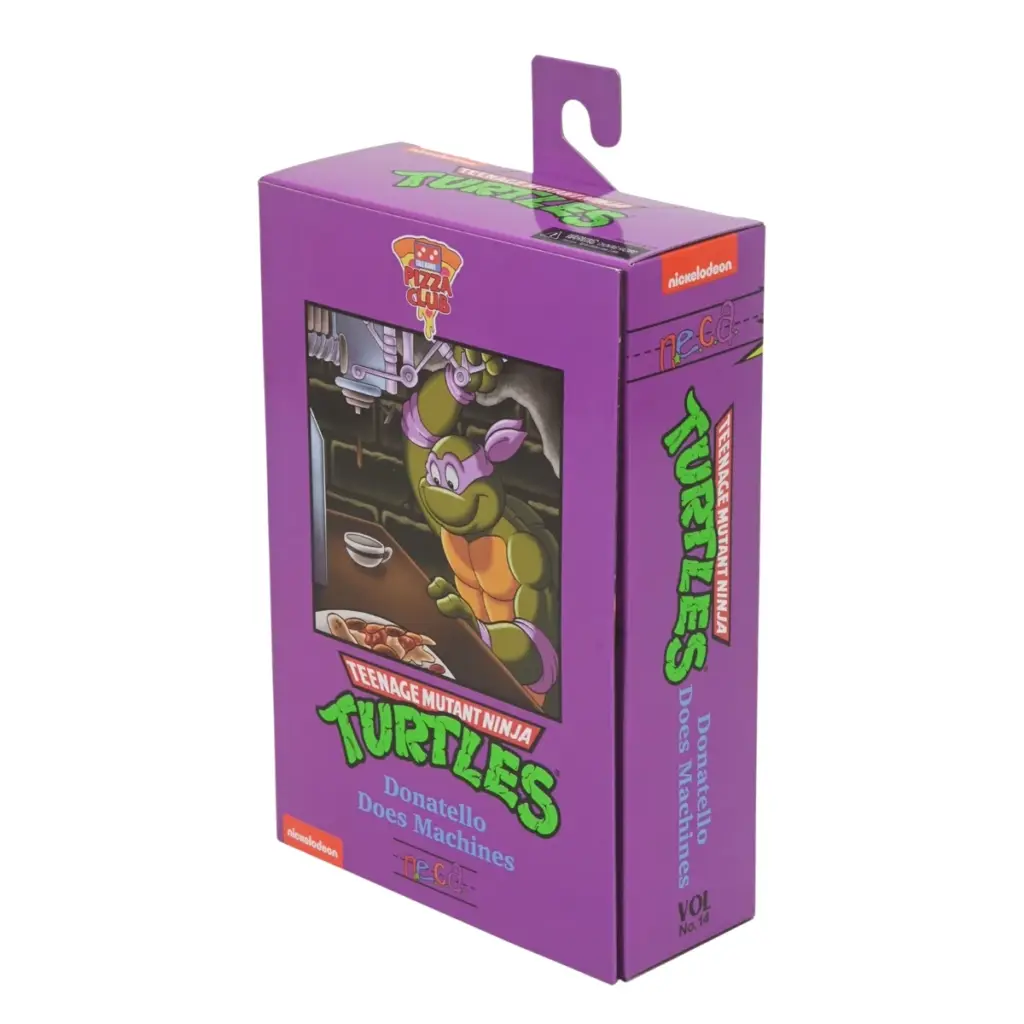 05. NECA Teenage Mutant Ninja Turtles Donatello (Cartoon) Figura, 18cm