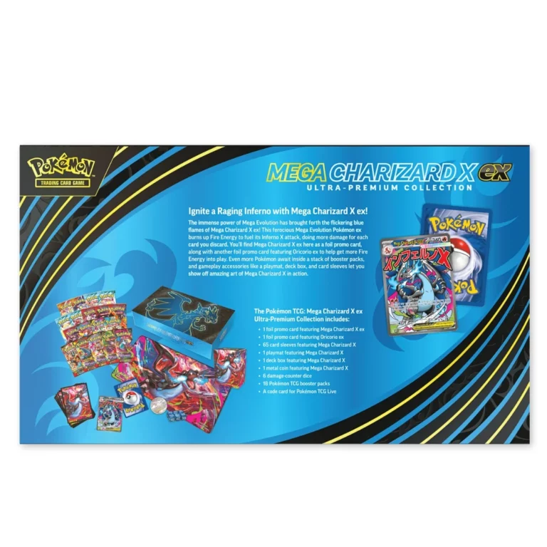05. Pokémon TCG Mega Charizard X Ex Ultra Premium Collection