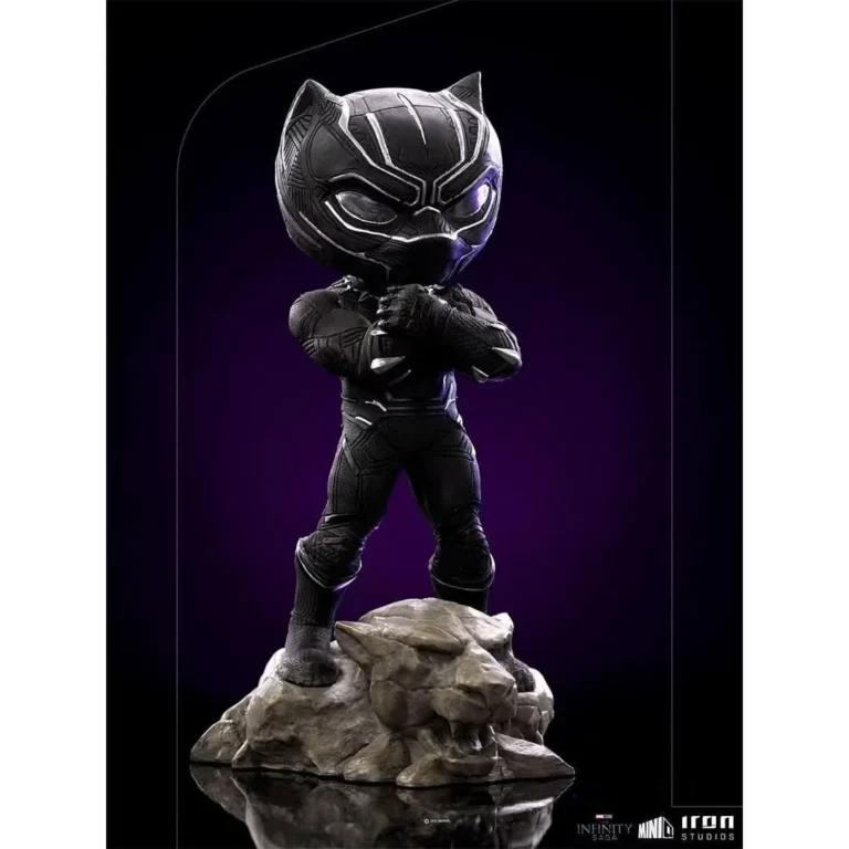 06. Iron Studios MiniCo The Infinity Saga Black Panther Figura, 15cm