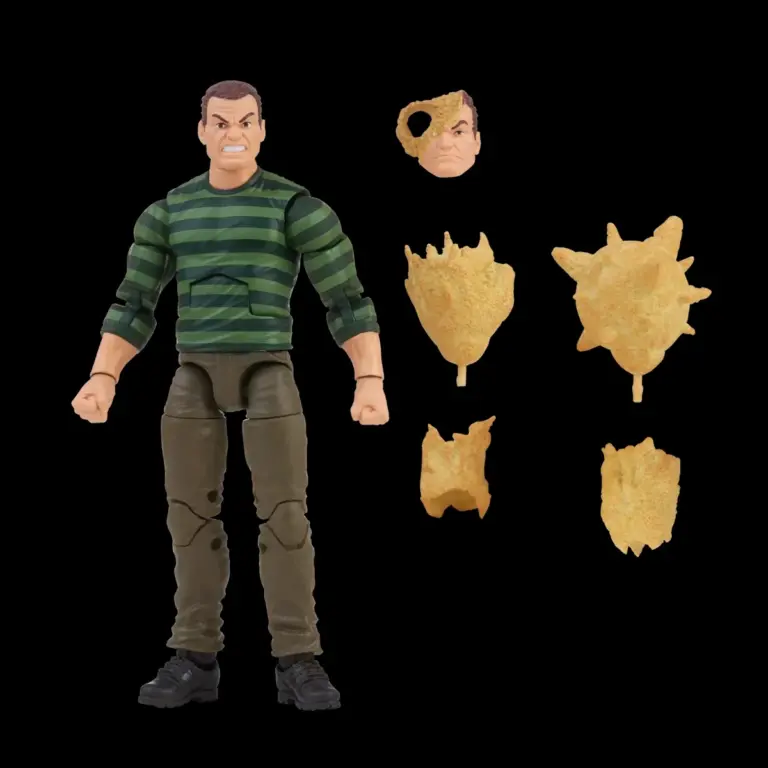 07. Marvel Legends Series Spider Man Sandman Figura, 15cm