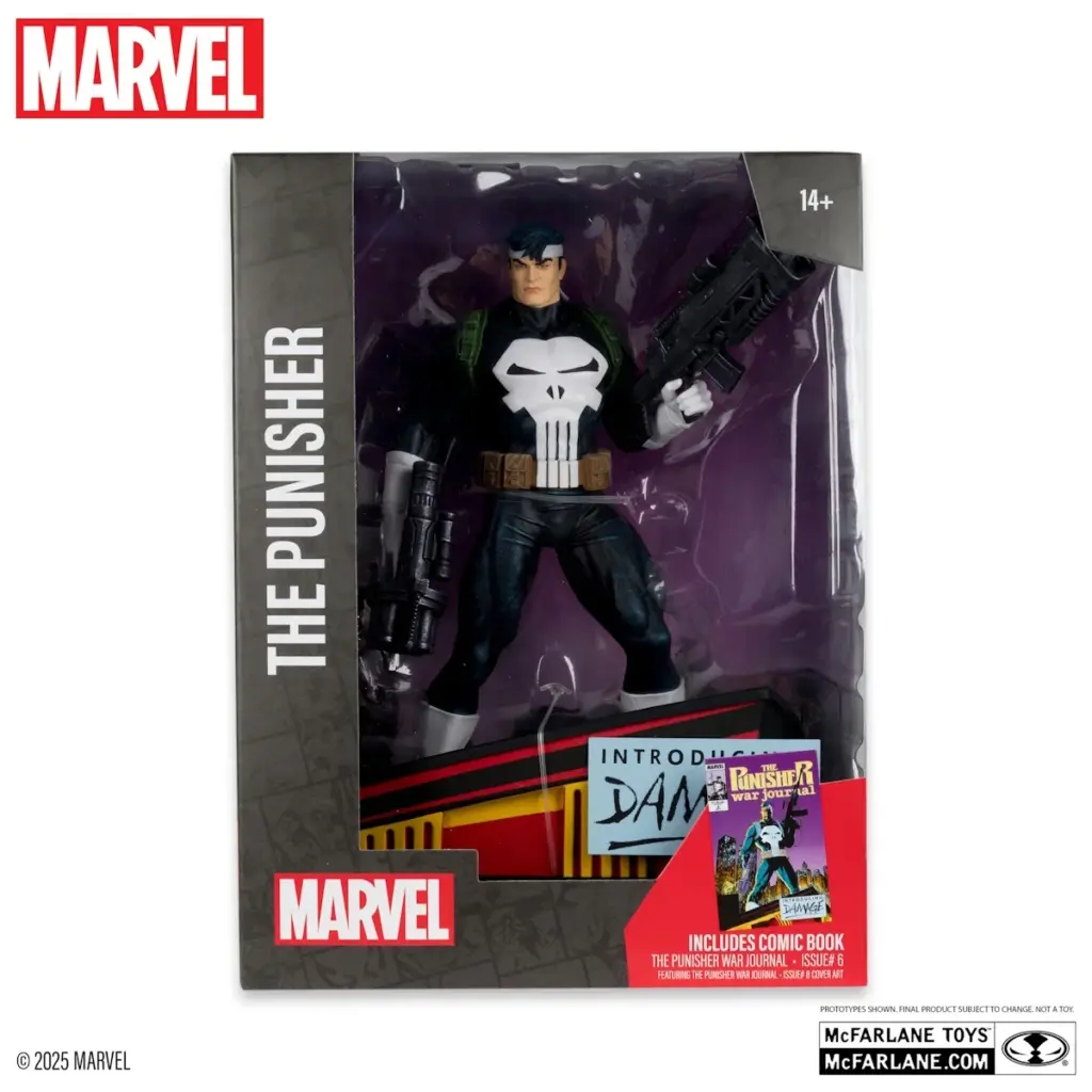 07. McFarlane Marvel The Punisher Figura, 26cm + Strip