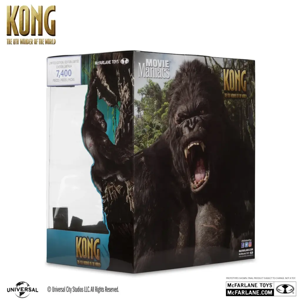 07. McFarlane Movie Maniacs King Kong (2005) Figura, 17cm