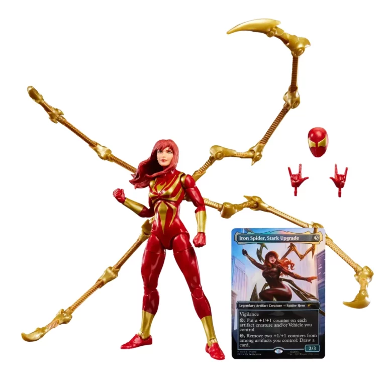 08. Marvel Legends Series MTG Mary Jane Watson (Iron Spider) Figura, 15cm
