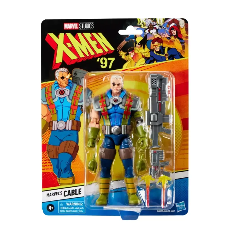08. Marvel Legends Series X Men '97 Marvel's Cable Figura, 15cm