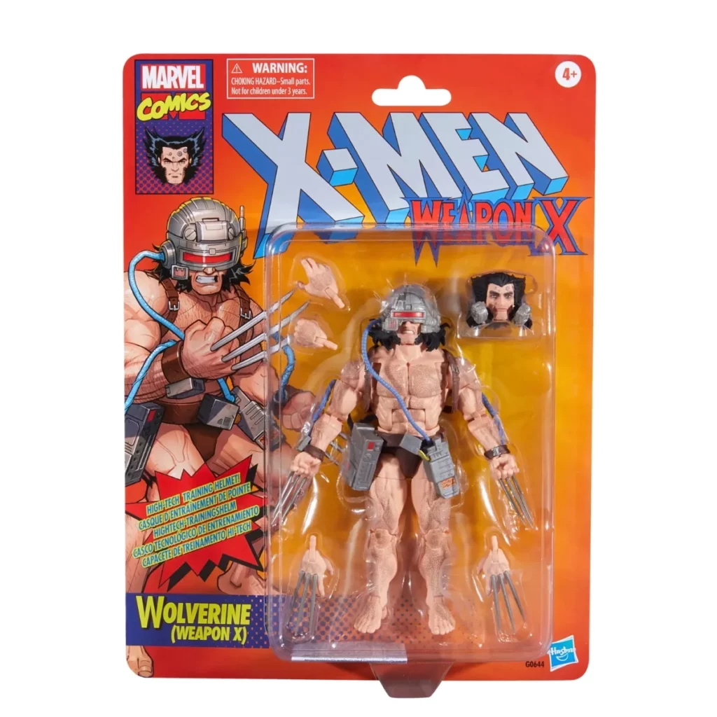 08. Marvel Legends Series X Men Wolverine (Weapon X) Figura, 15cm