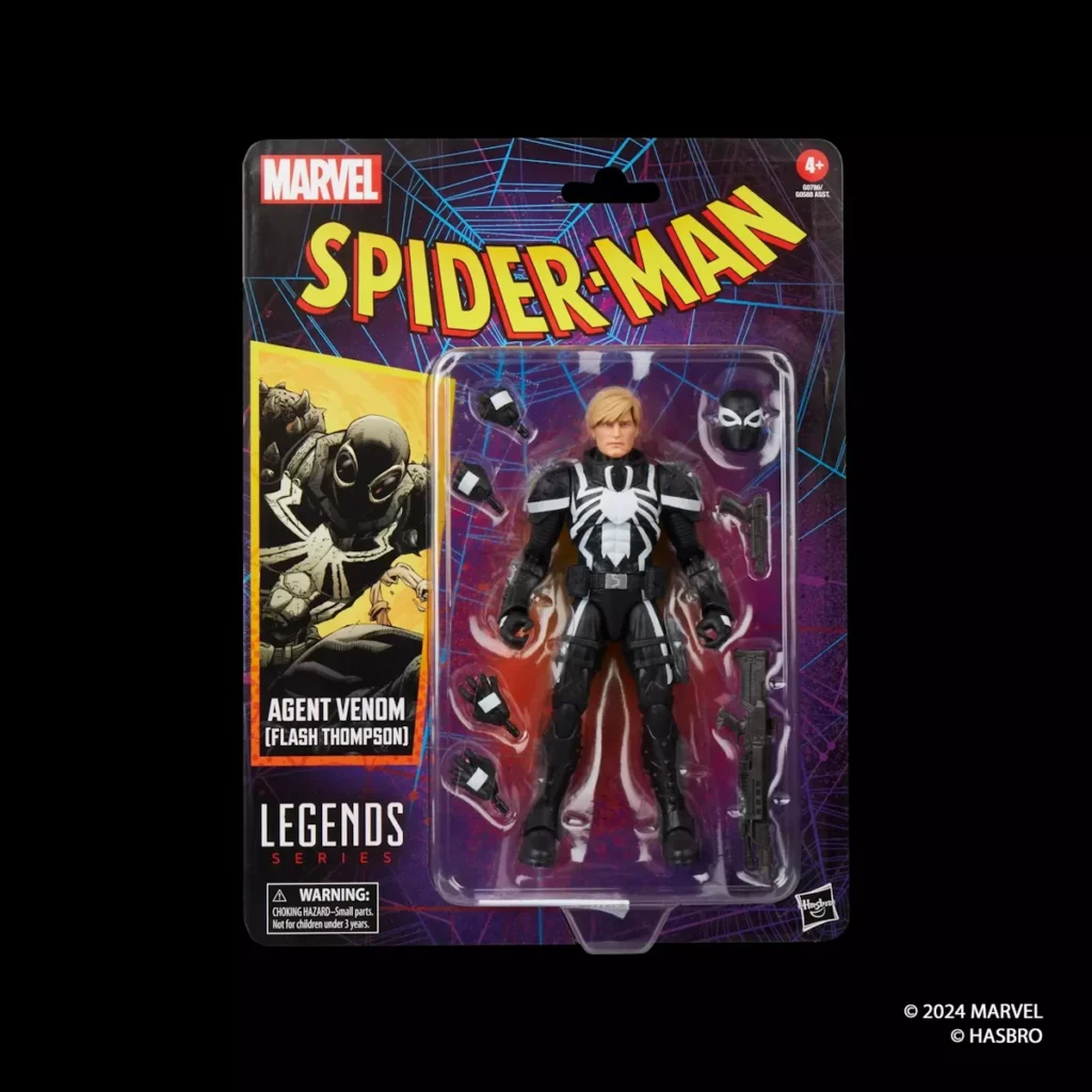 09. Marvel Legends Series Agent Venom (Flash Thompson) Figura, 15cm