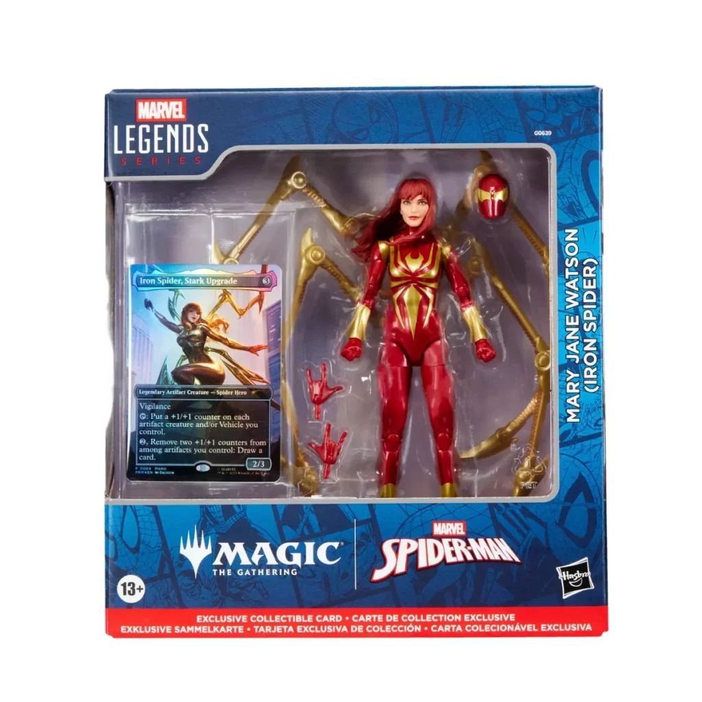 09. Marvel Legends Series MTG Mary Jane Watson (Iron Spider) Figura, 15cm