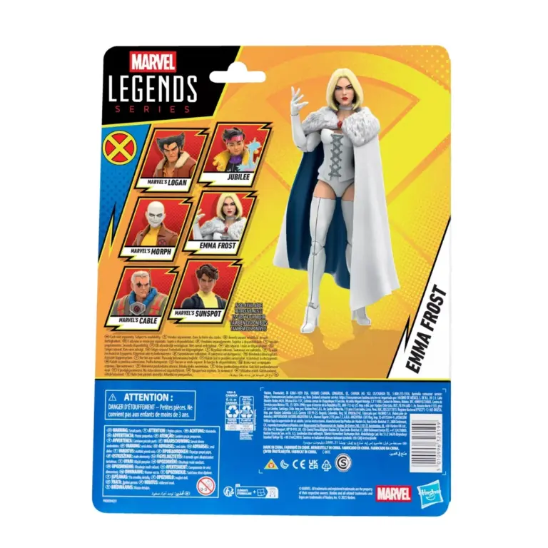09. Marvel Legends Series X Men '97 Emma Frost Figura, 15cm