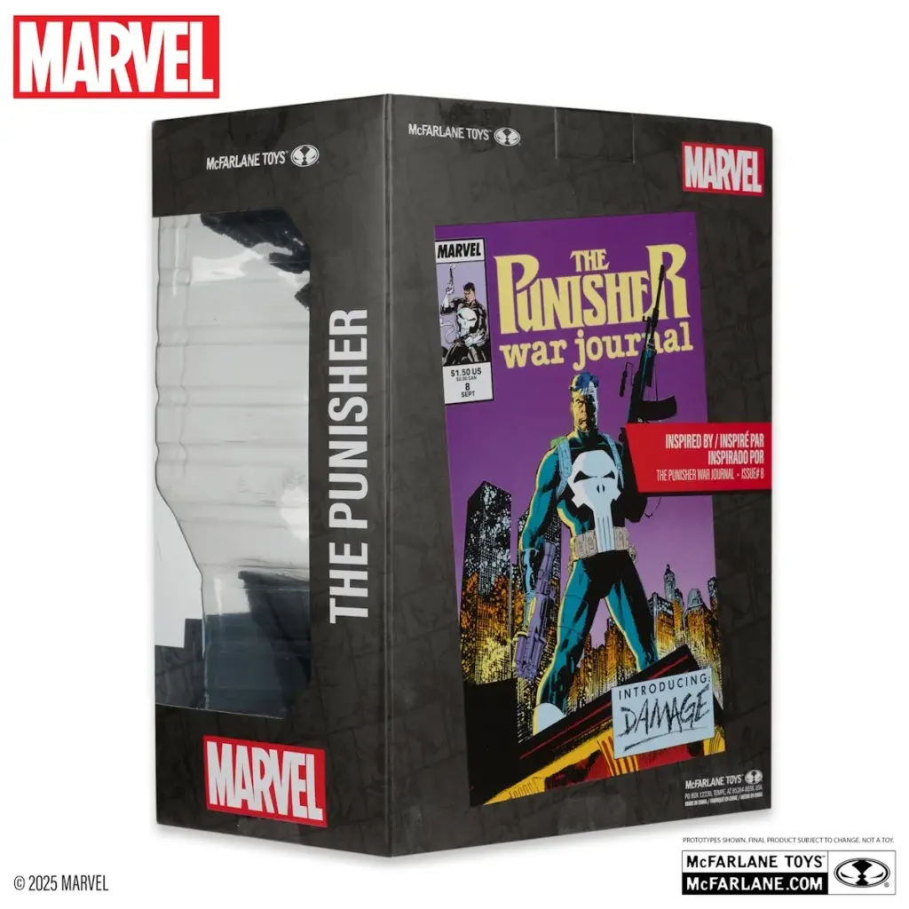 09. McFarlane Marvel The Punisher Figura, 26cm + Strip