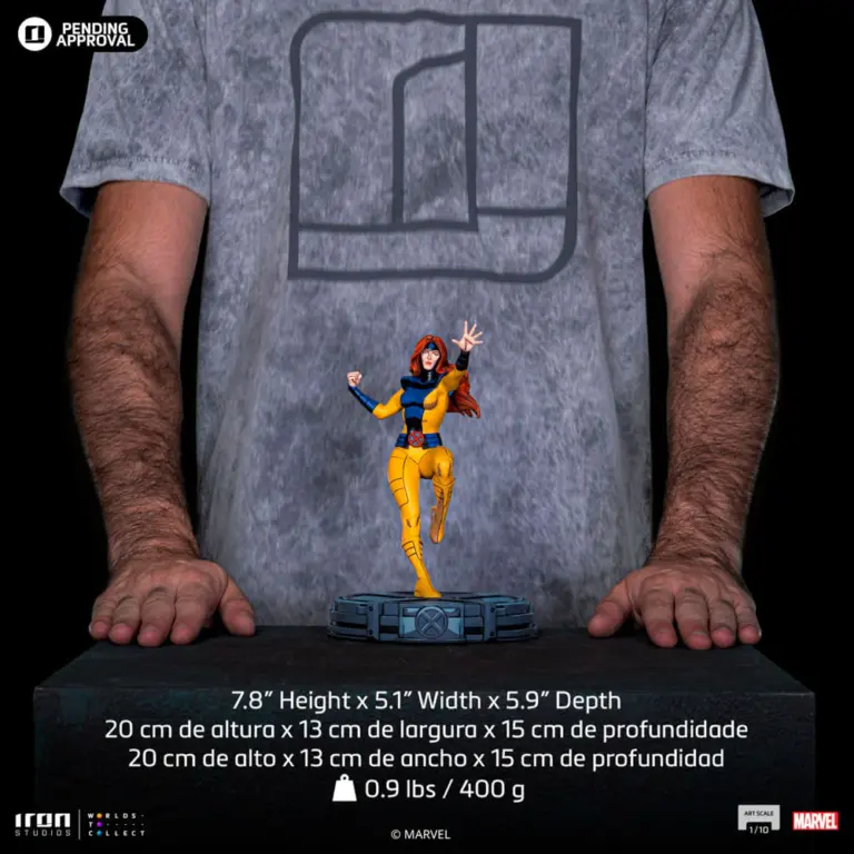 10. Iron Studios Marvel X Men '97 Jean Grey Figura, 20cm