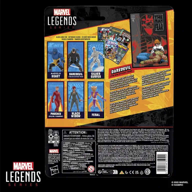 11. Marvel Legends Series Daredevil (The Man Without Fear) Figura, 15cm