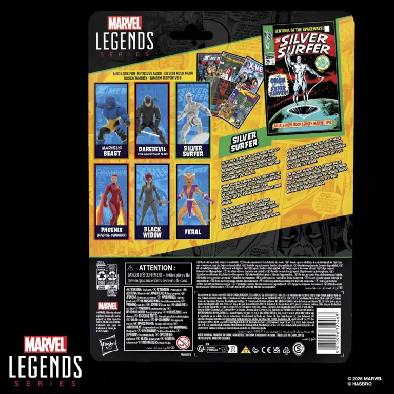 11. Marvel Legends Series Silver Surfer Figura, 15cm