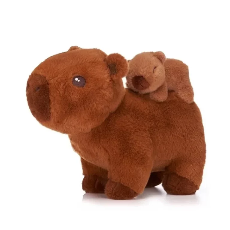 01. Capybara Plišana Igračka 25cm, Tamno Smeđa 2