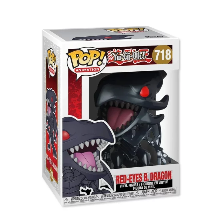 01. Funko Pop! Animation Yu Gi Oh! Red Eyes Black Dragon #718