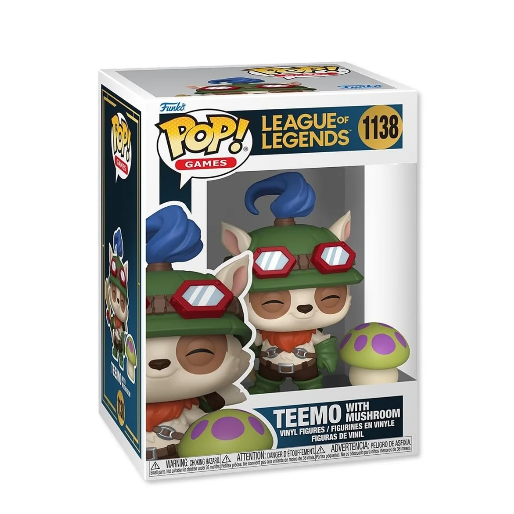 01. Funko Pop! & Buddy League Of Legends Teemo With Mushroom #1138