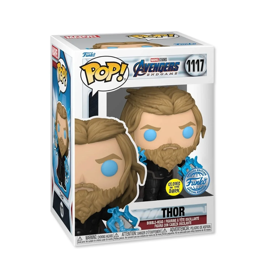 01. Funko Pop! Marvel Avengers Endgame Thor (GITD) #1117