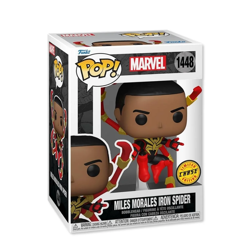 01. Funko Pop! Marvel Miles Morales Iron Spider #1448 (CHASE)